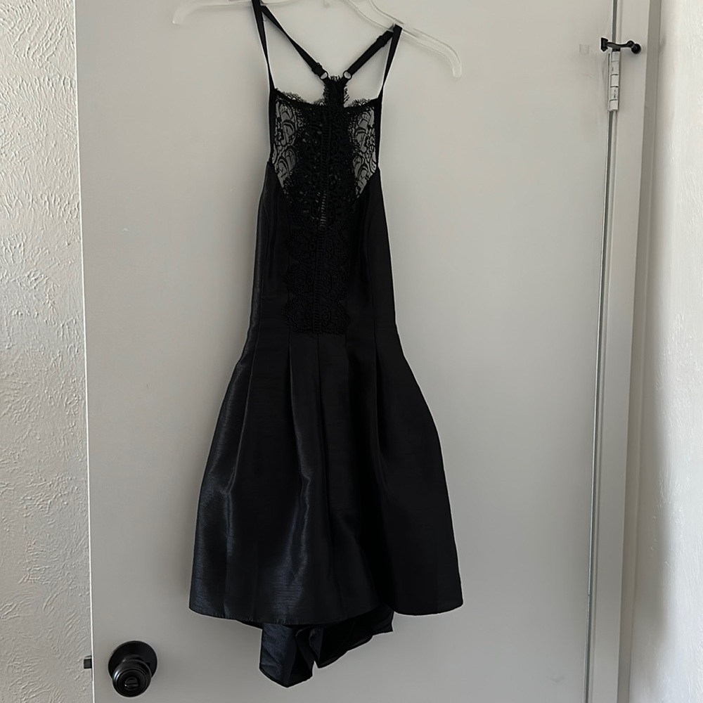 Free People black lace romper